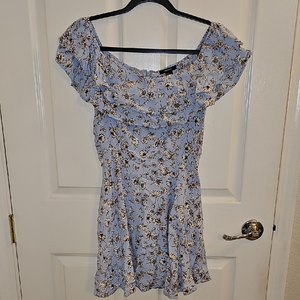 Forever 21 Blue Floral Mini Dress